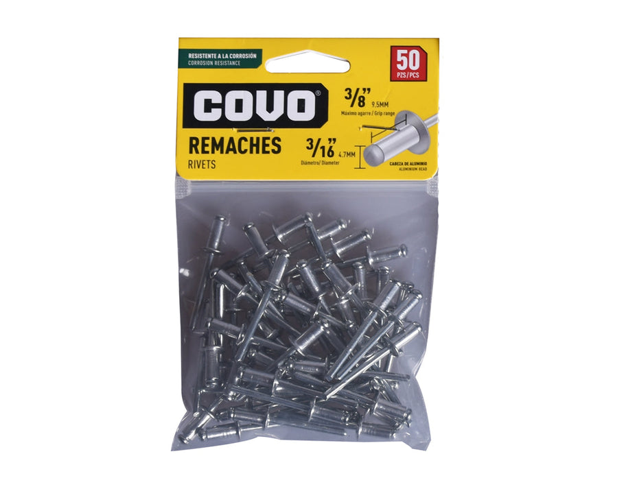 REMACHES 0.1875plg.X0.375plg. COVO SECURITY (F. 100 SETS)