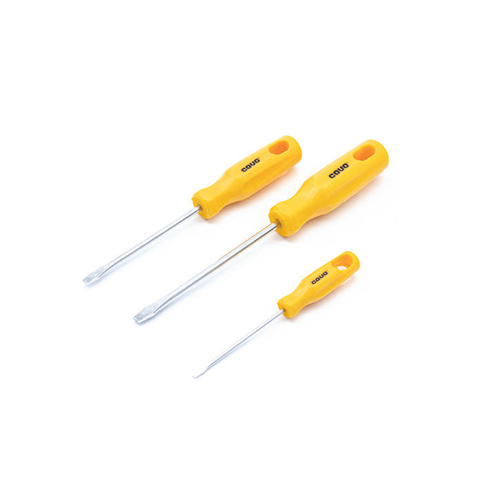 SET DESARMADORES COVO AMARILLO 6PZA (F. 36 PZA)