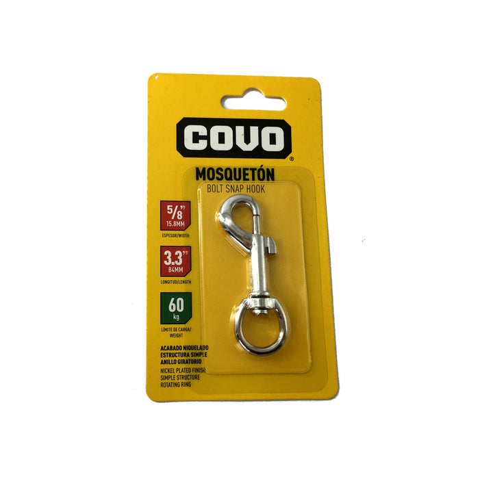 LLAVERO METAL 0.625plg. COVO (F. 240 PZA)