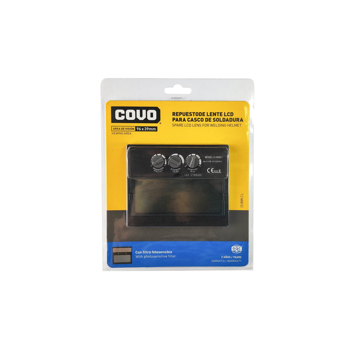 REPUESTO DE LENTE LCD COVO PARA MASCARA DE SOLDAR (F. 20 PZA)