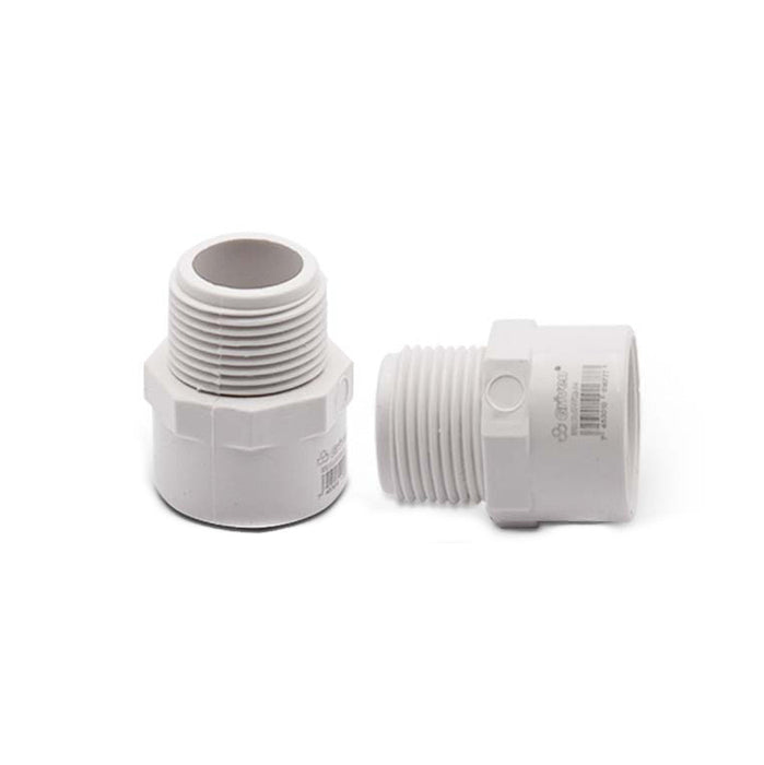 ADAPTADOR MACHO DE PVC GRIVEN 0.75plg. (F. 600 PZA)