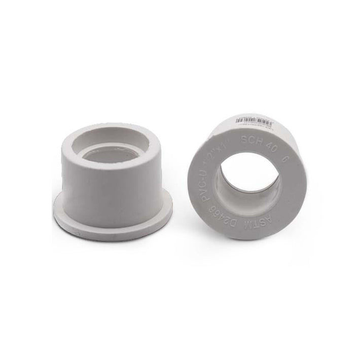 UNION DE PVC SIN ROSCA GRIVEN 1plg.X0.5plg. (F. 800 PZA)