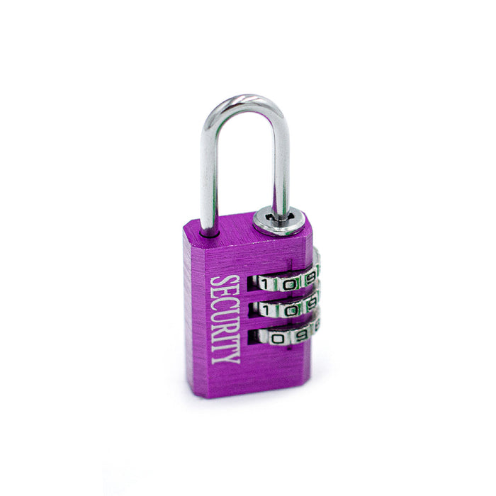 CANDADO SECURITY DE COMBINACION AZ-RO-MO-VE 20MM (F. 240 PZA)