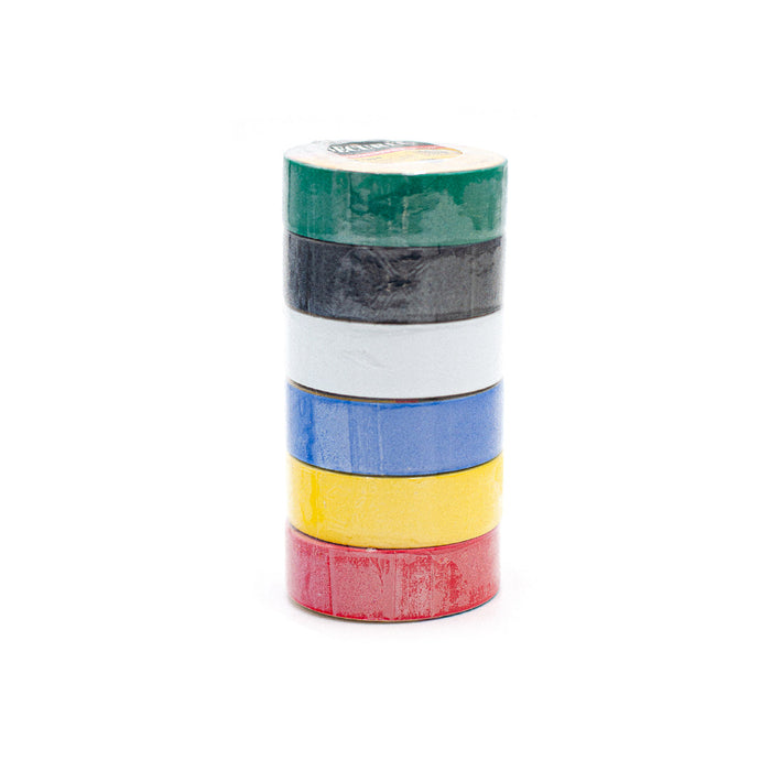 CINTA DE AISLAR COLORES 0.13X18X10 MM SECURITY (F. 80 SETS)