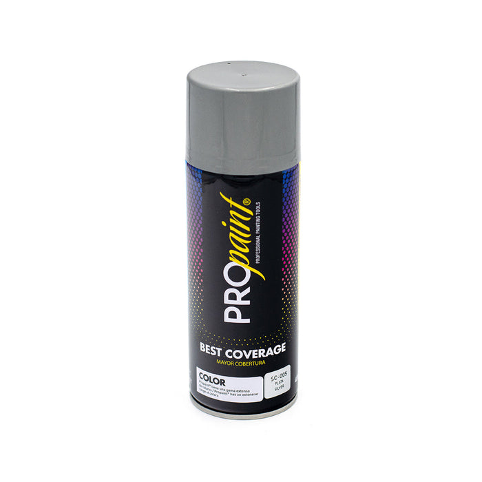PINTURA EN SPRAY PROPAINT PLATA SECURITY (F. 12 PZA)