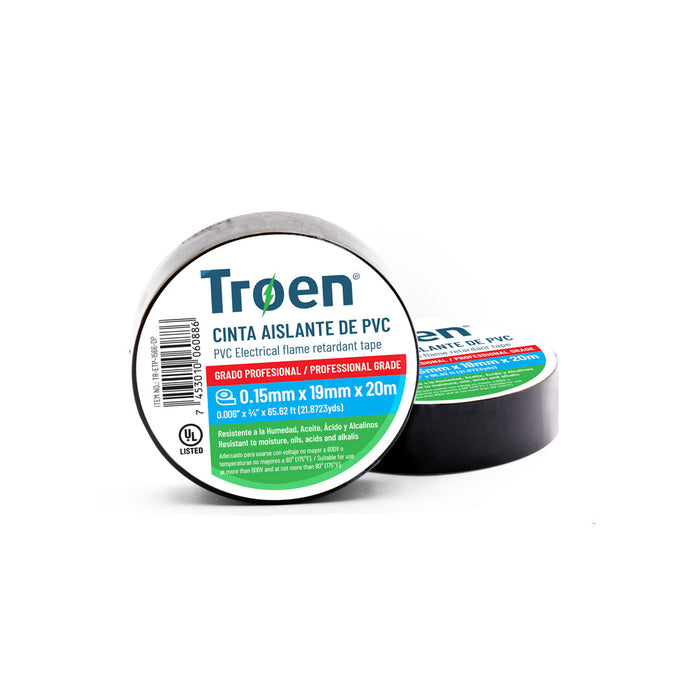CINTA AISLANTE DE PVC TROEN 5M (F. 144 PZA)