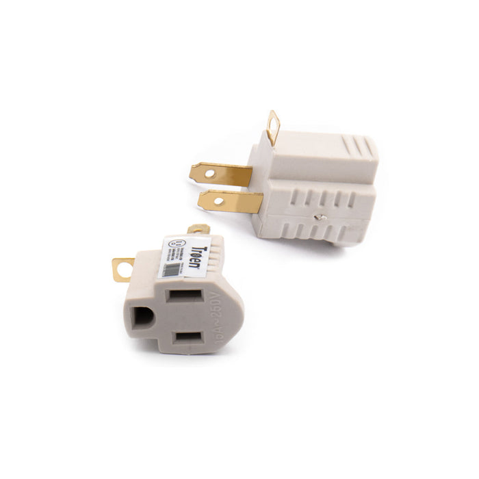 ADAPTADOR ELECTRICO TROEN DE 3 A 2 BLANCO