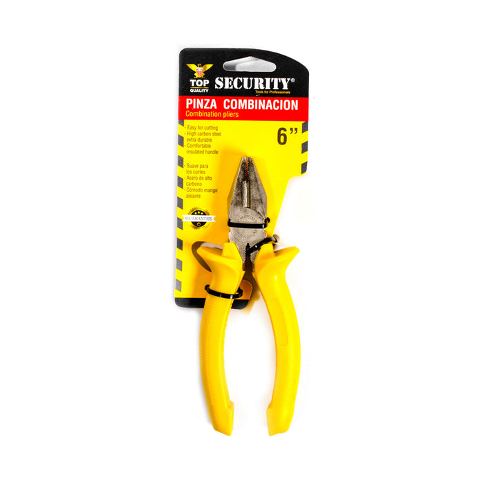 PINZA SECURITY DE COMBINACION 6plg. (F. 120 PZA)