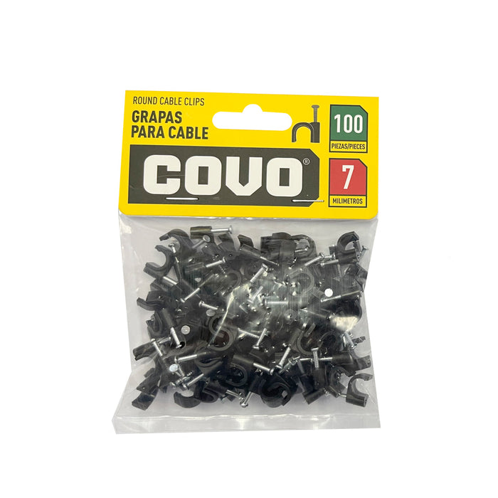 GRAPAS P-CABLES COVO NEGRAS NO.7 (F. 100 BAG)