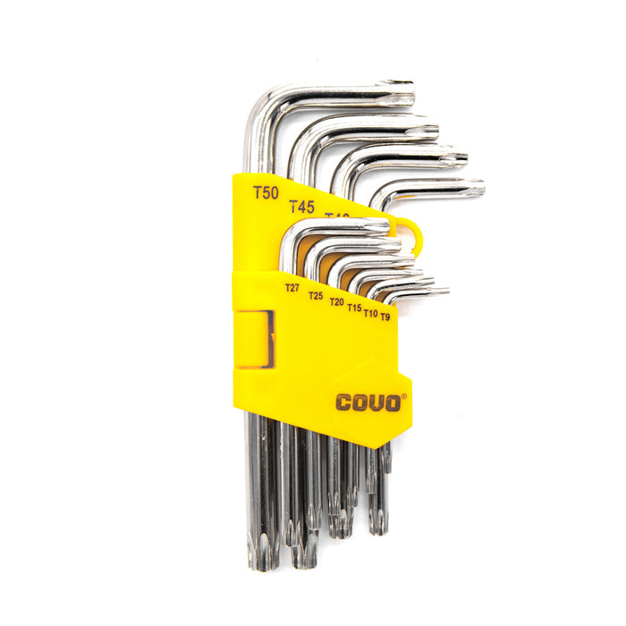 JUEGO DE LLAVES COVO TORX 10 PCS (F. 80 SETS)