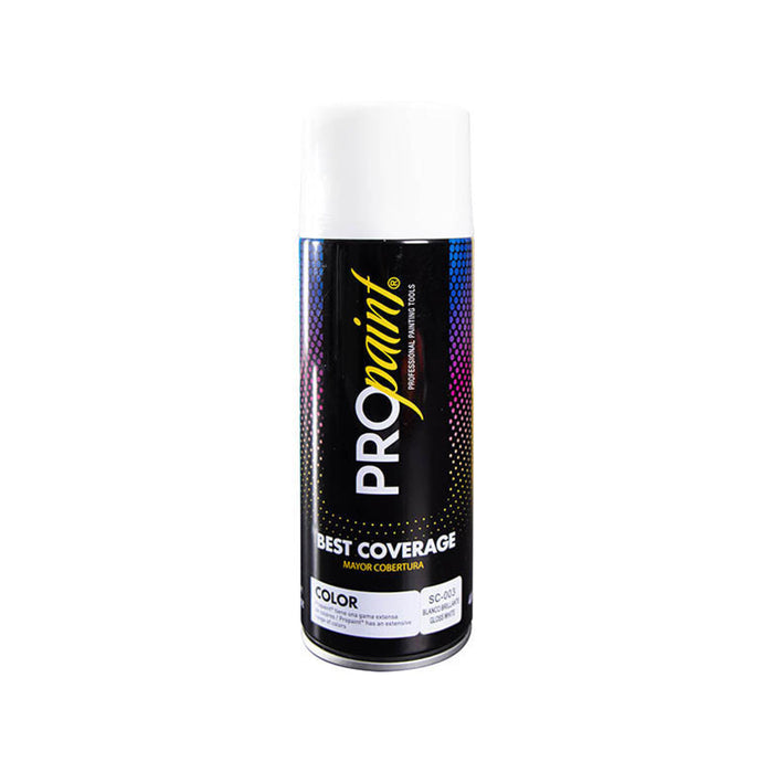 PINTURA EN SPRAY PROPAINT BLANCO BRILLANTE (F. 12 PZA)